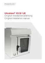 Preview for 1 page of Rational Ultravent XS Series Original Installation Manual