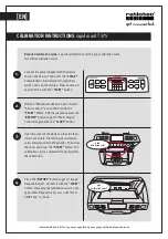 Preview for 1 page of ratiotec rapidcount T 575 Calibration Instructions