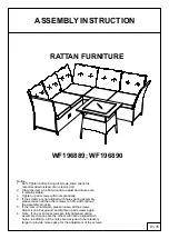 RATTAN WF196889 Assembly Instruction Manual preview