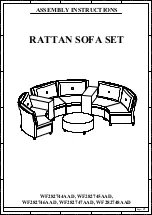 RATTAN WF282744AAD Assembly Instructions Manual preview