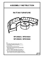 RATTAN WF299823 Assembly Instruction Manual preview