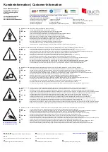 Предварительный просмотр 2 страницы Rauch 17359.1470 Assembly Instructions Manual