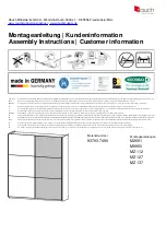 Предварительный просмотр 1 страницы Rauch 93793.7490 Assembly Instructions Manual