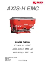 Предварительный просмотр 1 страницы Rauch AXIS-H 30.1 EMC Service Manual