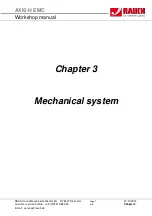 Предварительный просмотр 18 страницы Rauch AXIS-H 30.1 EMC Service Manual