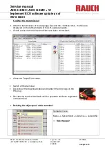 Предварительный просмотр 41 страницы Rauch AXIS-H 30.1 EMC Service Manual