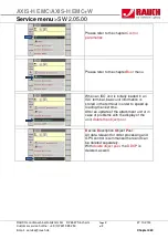 Предварительный просмотр 81 страницы Rauch AXIS-H 30.1 EMC Service Manual