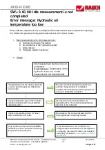 Предварительный просмотр 130 страницы Rauch AXIS-H 30.1 EMC Service Manual