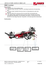 Предварительный просмотр 17 страницы Rauch AXIS-H EMC Series Service Manual