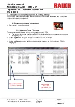 Предварительный просмотр 54 страницы Rauch AXIS-H EMC Series Service Manual