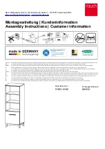 Rauch Carlsson 91661.2340 Assembly Instructions Manual preview