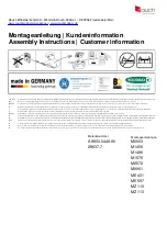 Предварительный просмотр 1 страницы Rauch M1455 Assembly Instructions Manual