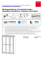 Предварительный просмотр 1 страницы Rauch M2376 Assembly Instructions Manual