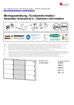 Предварительный просмотр 1 страницы Rauch M2813 Assembly Instructions Manual