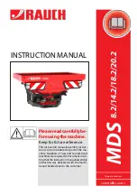 Rauch MDS 14.2 Instruction Manual preview