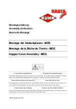 Предварительный просмотр 1 страницы Rauch MDS 701 Assembly Instruction Manual