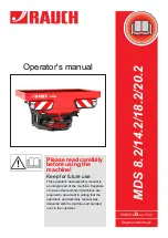 Rauch MDS 8.2 Operator'S Manual предпросмотр