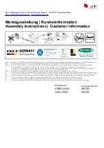 Rauch ME203 Assembly Instructions Manual предпросмотр