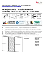 Rauch ME904 Assembly Instructions Manual предпросмотр