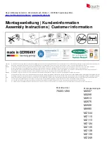 Предварительный просмотр 1 страницы Rauch MZ124 Assembly Instructions Manual