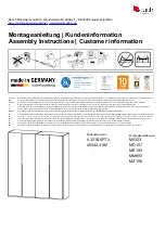 Rauch Purisma MD107 Assembly Instructions Manual предпросмотр