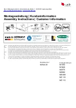 Предварительный просмотр 1 страницы Rauch Tarragona M1826 Assembly Instructions Manual