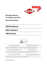 Предварительный просмотр 1 страницы Rauch UKS 150 Assembly Instruction Manual