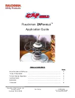 Rauckman Utility Products ZAPshield Application Manual preview