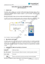 RAUMEDIC NPS3 Instructions For Use Manual предпросмотр