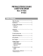 Предварительный просмотр 2 страницы Rautz SP-702AU Service Manual