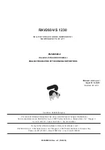 Ravaglioli RAV260-VS 1230 Translation Of The Original Instructions preview