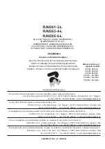 Preview for 1 page of Ravaglioli RAV261-2-L Manual