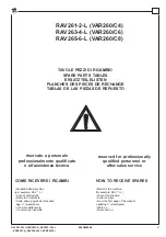 Preview for 31 page of Ravaglioli RAV261 Manual