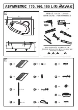 Preview for 1 page of RAVAK ASYMMETRIC 150 L Manual