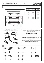 Preview for 1 page of RAVAK CAMPANULA II Manual