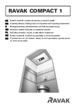 Preview for 1 page of RAVAK COMPACT 1 Assembly Manual, Putting Device To Operation And Operating Instructions