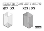 RAVAK CPS-100+CRV1-100 Installation Instructions Manual preview