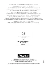 Предварительный просмотр 17 страницы RAVAK GALAXY PAN ELIPSO 80 Installation Instructions Manual