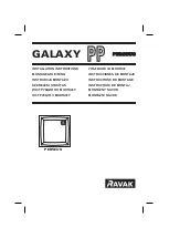 Предварительный просмотр 1 страницы RAVAK GALAXY PP PERSEUS Installation Instructions Manual