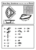 Preview for 1 page of RAVAK Gentiana 140x140 Assembly