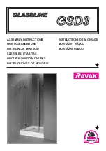 Preview for 1 page of RAVAK GLASSLINE GSD3 Assembly Instructions Manual