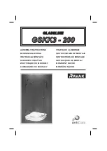 RAVAK GLASSLINE GSKK3 - 200 Assembly Instructions Manual preview
