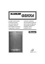 Preview for 1 page of RAVAK GLASSLINE GSKK4 Assembly Instructions Manual