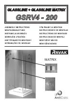 RAVAK GSRV4-200 Assembly Instructions Manual preview