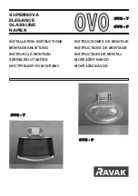 Preview for 1 page of RAVAK OVO-P Installation Instructions Manual