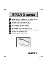 Preview for 1 page of RAVAK ROSA II NEREZ Installation Manual