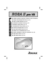 Preview for 1 page of RAVAK ROSA II pro VS Mounting Instructions