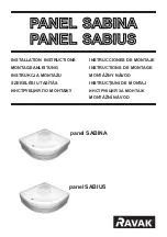 RAVAK SABINA Series Installation Instructions Manual preview