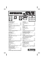 RAVAK SUPERNOVA APSS 75 Quick Start Manual preview