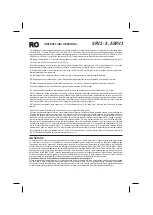 Preview for 13 page of RAVAK SUPERNOVA ASRV 3-100 Installation Instructions Manual